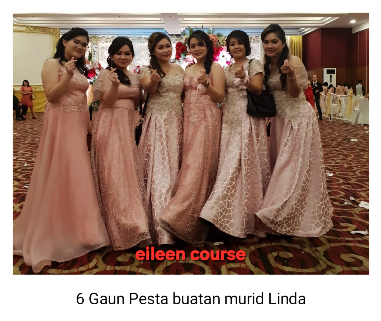 Kegiatan belajar menjahit di Eileen Course