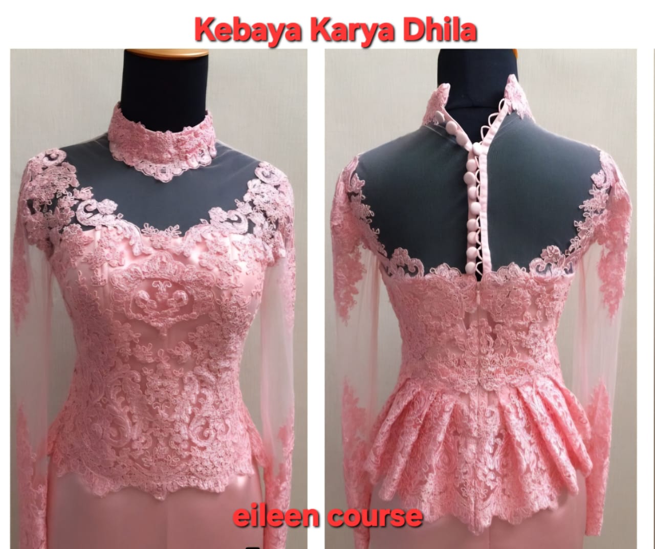 Kegiatan belajar menjahit di Eileen Course